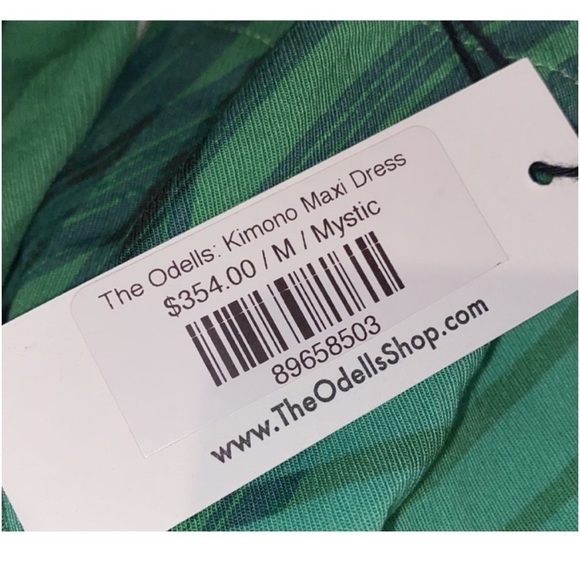 NWT ANTHROPOLOGIE THE ODELLS KIMONO MAXI DRESS Size Medium - Picture 9 of 9